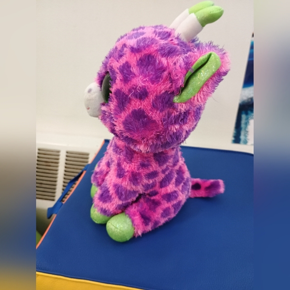 Ty Beanie Boos Gilbert Pink Giraffe  10 Inch Plush Stuffed Animal - Picture 5 of 14